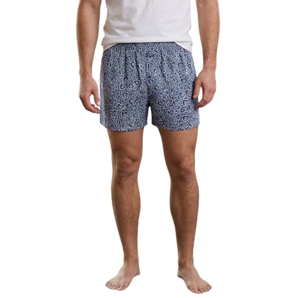 Lot 3 Jockey100% Cotton Hearts Woven 5" Boxer, S